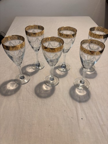 Bicchieri cristallo con - cristallo,