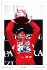 Ayrton senna autografo firmato - ayrton,