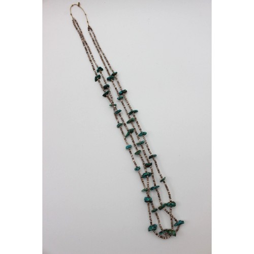 Collana doppio filo fatta - , a