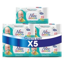 Salviette detergenti umidificate per l’igiene di neonati e bambini Ideali al