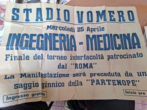 Manifesto stadio vomero napoli - manifesto,