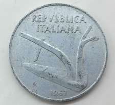 Italy 10 Lire 1967