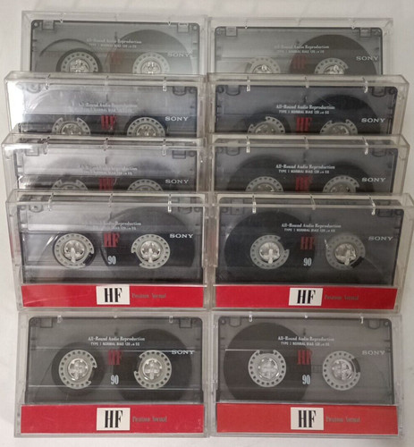 Lotto 10x sony 1992 - sony, 90