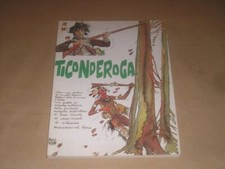 HUGO PRATT TICONDEROGA IL GATTO E LA VOLPE IVALDI EDIZIONI 1^ED. 1981