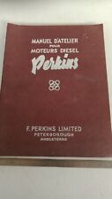 manuale officina originale motore 1957 Perkins P3 P4 P6 lingua francese