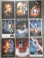 Star Wars 9 x A3 high quality