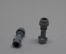 2 Stars Wars Spada Laser Maniglie Lightsaber Hilt Grigio Accessori per Personaggi Nuovo