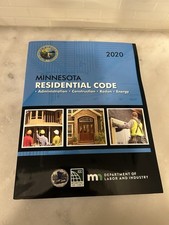 Minnesotta Residential Code 2020 Book ICC