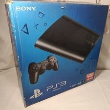 Sony Console Playstation 3 PS3 Super Slim Nera 500Gb CECH-4004A CONTROLLER CAVI