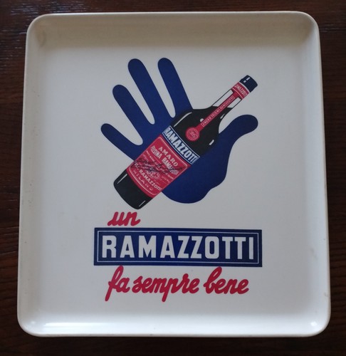 Vassoio pubblicitario amaro - vassoio,
