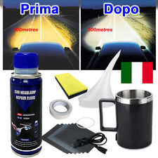 300g Kit Lucidatura Fari Rinnova Ripristina Elimina Graffi Fanali Polimero Blu