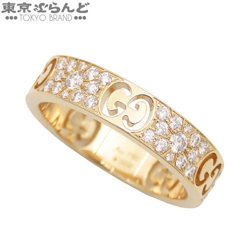 Anello gucci icona pave - pave, di