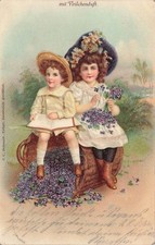 Cartolina profumo ragazza