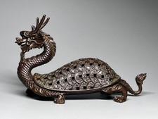 Antica statuina bruciatore di