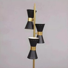 Lampada da terra in ottone