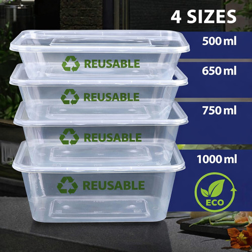 Contenitori plastica per - contenitori, in