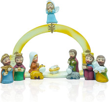 Gesar Statuine Presepe 4.5 Cm 11 Pezzi – Mini Statuine Presepe E Personaggi Pres