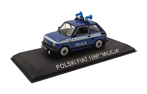 Polski fiat 126p milicja - 126p,