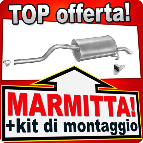 Silenziatore posteriore per - silenziatore,