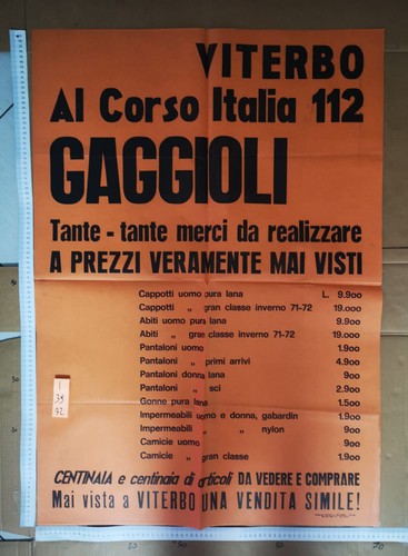 Manifesto negozio - manifesto,