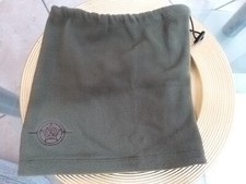 Scaldacollo Invernale Copricapo Pile Unisex con Laccio Verde Militare multiuso