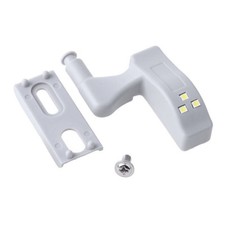 ILLUMINATA ARMADI MOBILI ANTA LED 3 LUCI LAMPADINA PORTA CERNIERE PENSILI