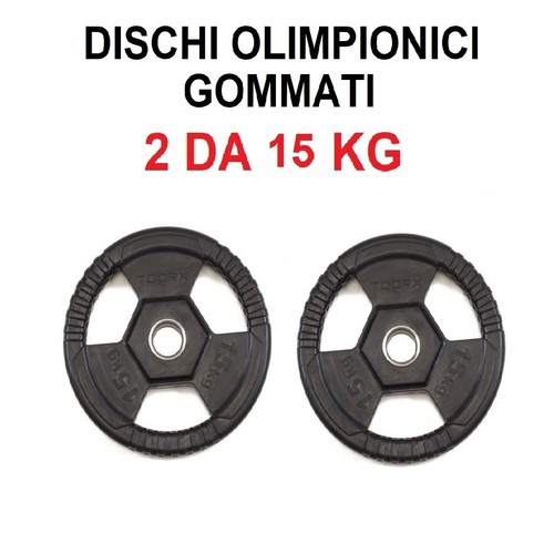 Dischi ghisa gommati toorx - 2,