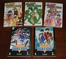 CLAMP DETECTIVE + POLIZIA SCOLASTICA DUKLYON Manga STAR COMICS 2004/05 Completi