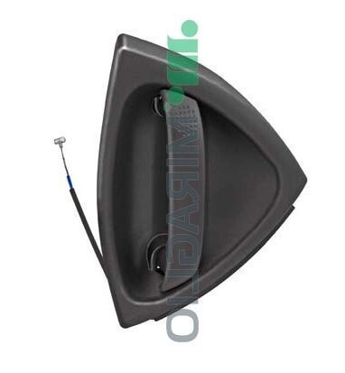 Maniglia porta destra nera - maniglia,