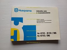 Husqvarna TE 410  610 - TC 610 1996 manuale uso manutenzione originale italiano