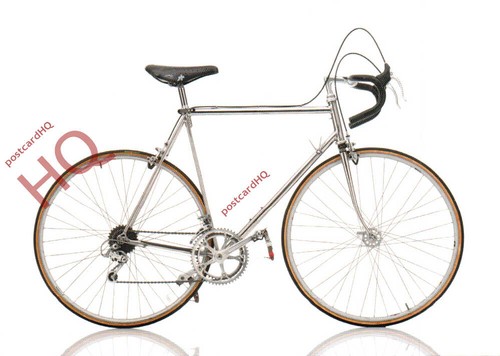 Picture postcard bicycle - picture, postcard_