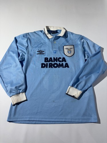 Lazio home umbro 1995 - lazio, maniche