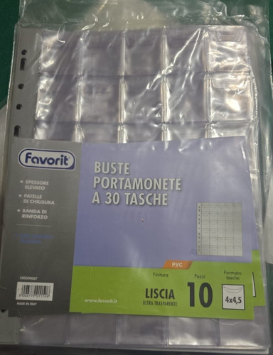 Buste portamonete trasp