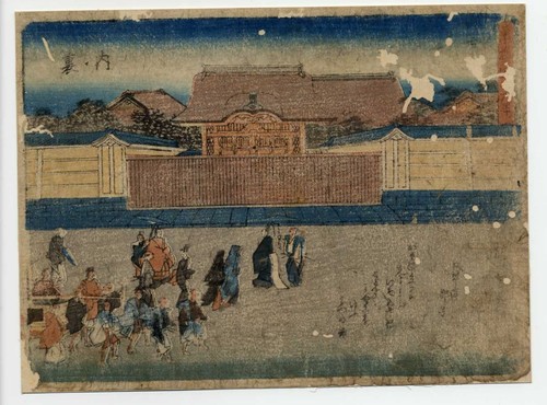 Estampe japonaise originale - uw,