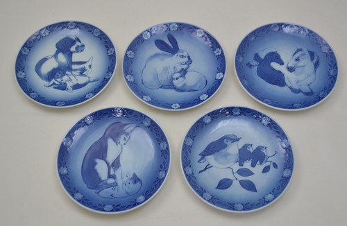 Royal copenhagen 5 piatti - -,