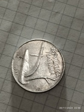 MONETA REP. ITALIANA DA 10 LIRE DEL 1977 CON DIFETTI DI CONIO RARA DA COLLEZIONE