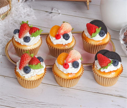 6pcs torta artificiale finta - 6pcs,
