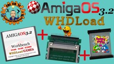 Amiga OS 3.2 per Amiga A500, A600, A2000 (Workbench + Whdload Games + Cable CF)