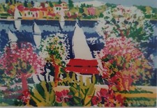 serigrafia polimaterica a 32 colori cm 60X80  firmata Athos Faccincani 