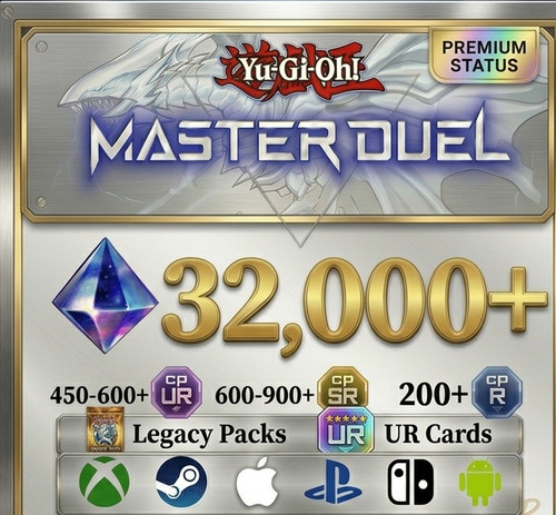 Master duel 32 - yu-gi-oh, 32-35k