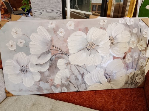 Quadro fiori moderno dipinto - dipinto, a