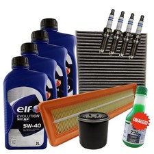 Kit Tagliando Renault Clio IV 1.2 16V Dacia Logan Sandero Filtri Candele 4 Olio