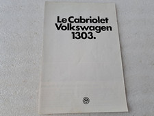 1978 Brochure / prospekt VW
