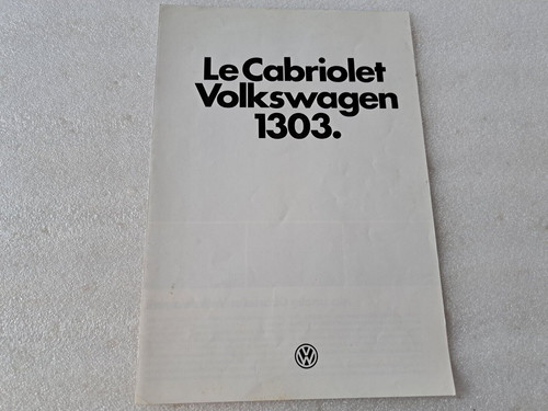 1978 brochure prospekt - 1978, vw