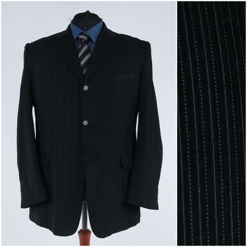Blazer uomo righe nero 50l - uomo,