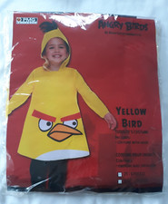 Angry Birds Kids Hooded Costume Size 2T Yellow Bird
