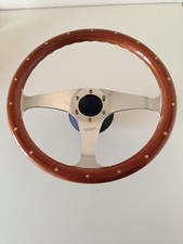 Volante sportivo in legno Racing modello Barchetta superleggero e mozzo vintage