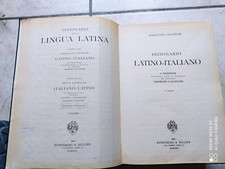 Dizionario latino italiano - latino,