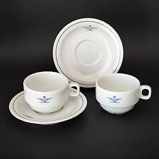 Tazze con piattini - Aeronautica Militare - Richard Ginori e Tognana (cod. 1656)