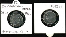 MONETA DA 20 CENTESIMI IMPERO